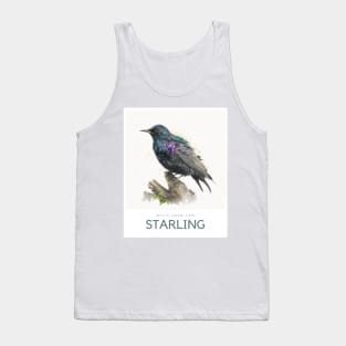 British Garden Birds: Starling Tank Top